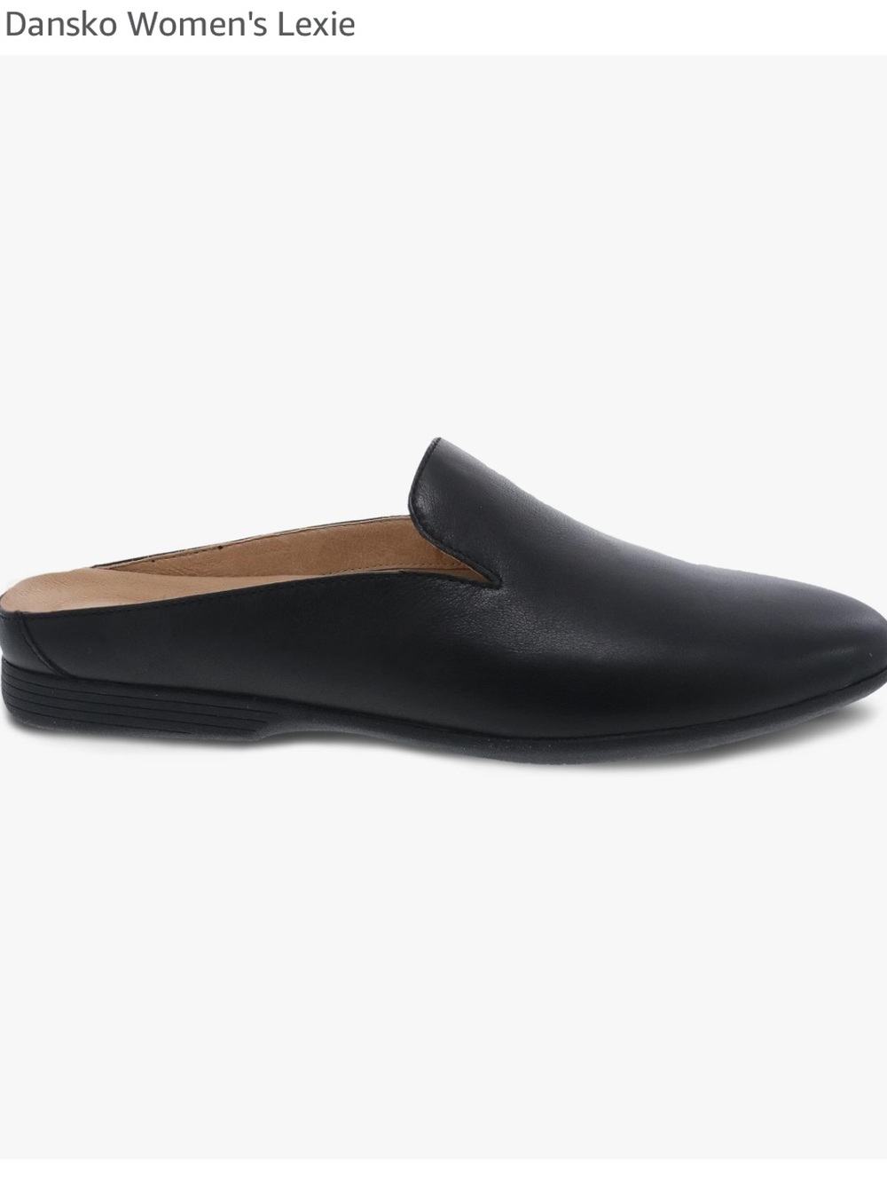 Dansko Lexie Slip On Mules, black leather size 38 or US 7.5 8